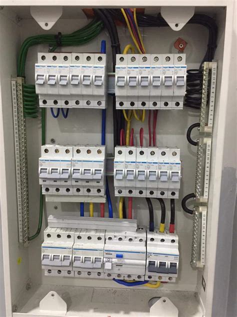 3 phase distribution box diagram|small 3 phase distribution board.